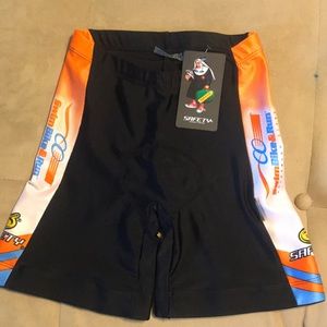 NWT Small Kids bike triathlon shorts